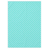 Scherpe witte doorsnede cirkels op blauwgroen zeeb tafelkleed (Voorkant)