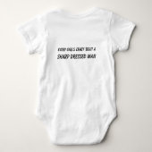 Scherpgekleed Man Romper (Achterkant)