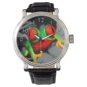 scherpziende kikker horloge