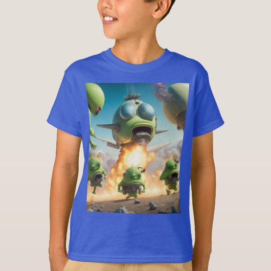 Scheten Alien UFO T-shirt (Voorkant)