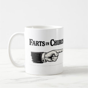 Scheten in de kerk grappige mok