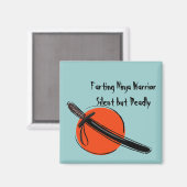 Scheten Ninja Warrior Stil maar Deadly Magnet Magneet (Voorkant / Achterkant)