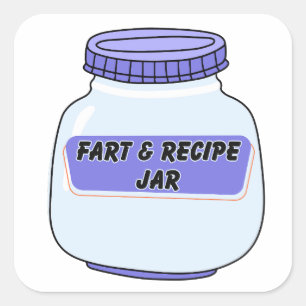 Scheten & Receptenpot Vierkante Sticker