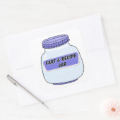 Scheten & Receptenpot Vierkante Sticker (Envelop)