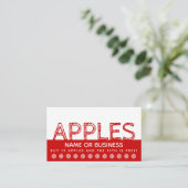 schets APPLES Customer loyalty card fruitstandaard (Staand voorkant)