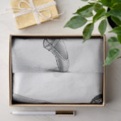 schets Ballerina Decoupage Tissuepapier (Geschenk)