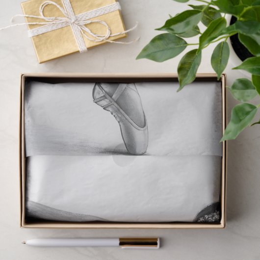 schets Ballerina Decoupage Tissuepapier (Geschenk)