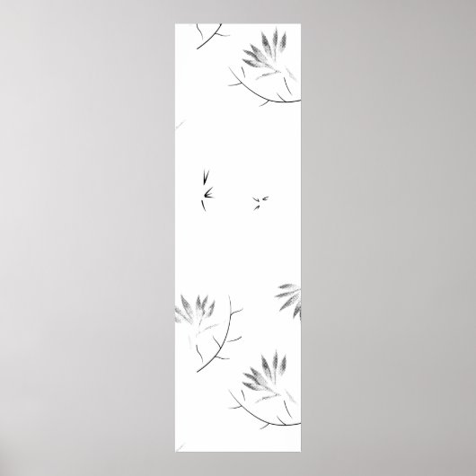 Schets, graniet voetstuk poster (Voorkant)