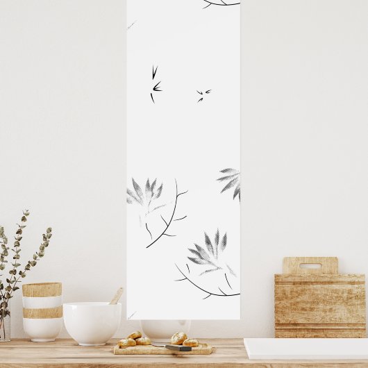 Schets, graniet voetstuk poster (Keuken)