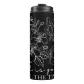 Schets Kunst God Is Goed Grafisch Ontwerp Thermosbeker (Voorkant)