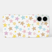 Schets Sterren Patroon Case-Mate iPhone Case (Achterkant (horizontaal))