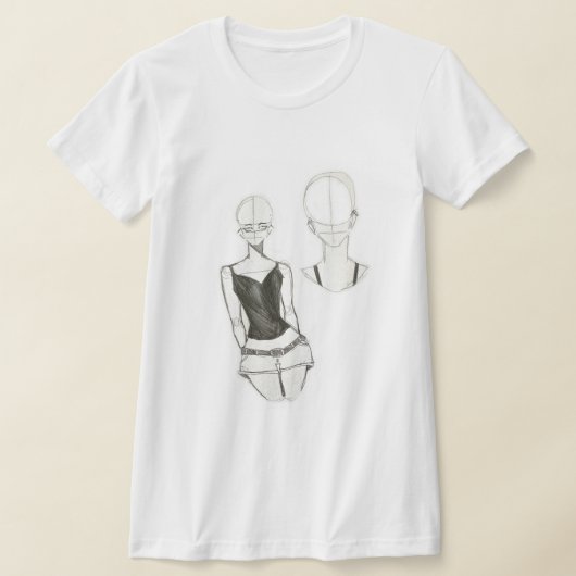 Schets T-shirt (Laagn)