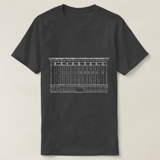 Schets van Berghain T-shirt (Design voorkant)