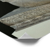 Schets van Brahma met vier gezichten Poster (Hoek)