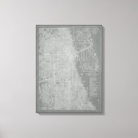 Schets van Chicago City Map