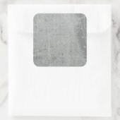 Schets van Chicago City Map Vierkante Sticker (Tas)