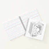 Schets van computer processor koeler notitieboek (Binnen)