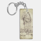 Schets van Cthulhu door Lovecraft Sleutelhanger (Voorkant Links)