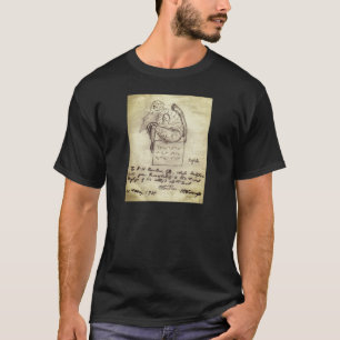 Schets van Cthulhu door Lovecraft T-shirt