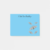 Schets van de cartoon van de reuzenluipaard post-it® notes (Voorkant)