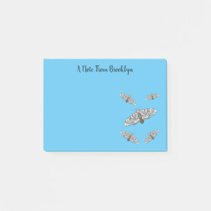 Schets van de cartoon van de reuzenluipaard post-it® notes