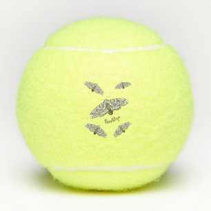 Schets van de cartoon van de reuzenluipaard tennisballen