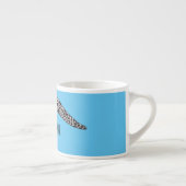 Schets van de cartoon van gepotte moray espresso kop (Rechts)