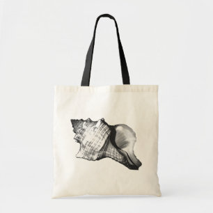 Schets van de inkepwand - grijze en witte tinten tote bag
