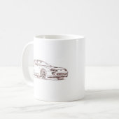 Schets van de Supra 1996 Koffiemok (Voorkant links)