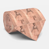 Schets van de  toneeldanser Degas Stropdas (Opgerold)