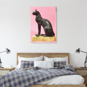 Schets van een kat, late periode canvas afdruk (Insitu (Slaapkamer))