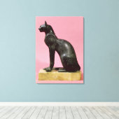 Schets van een kat, late periode canvas afdruk (Insitu (Houten vloer))