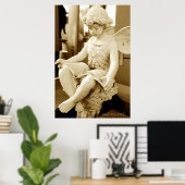 Schets van een onbeleefd Poster voor boeken lezen (Thuiskantoor)