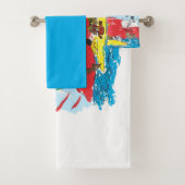 schets van een schat- en piratenschip bad handdoek (Insitu)