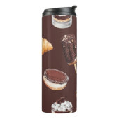 schets van heerlijke mooie desserts en pastr thermosbeker (Gedraaid links)