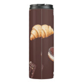 schets van heerlijke mooie desserts en pastr thermosbeker (Achterkant)