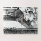 Schets van het kasteel Kunst Puzzle Legpuzzel (Horizontaal)