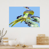 Schets van het staande poster van de fazant 5 (Keuken)