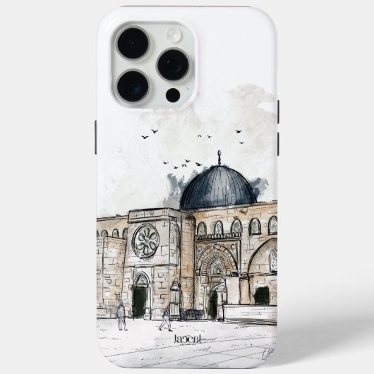 Schets van Masjid Al Aqsa - Vrij Palestina Case-Mate iPhone Case (Achterkant)