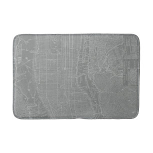 Schets van New York City Map Badmat