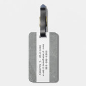 Schets van New York City Map Bagagelabel (Achterkant verticaal)