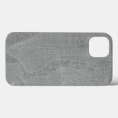 Schets van New York City Map Case-Mate iPhone Case (Achterkant (horizontaal))