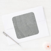 Schets van New York City Map Vierkante Sticker (Envelop)