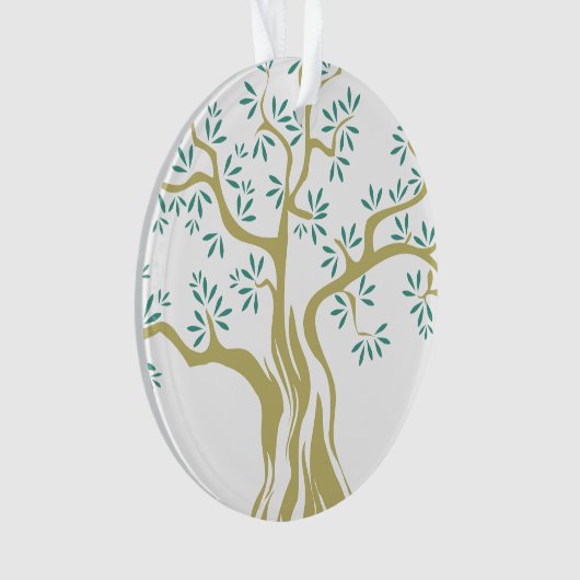 Schets van olijfbomen ornament (voorkant)