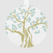 Schets van olijfbomen ornament (achterkant)