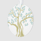 Schets van olijfbomen ornament (voorkant)