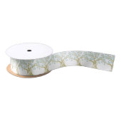 Schets van Olijfboom Satin Ribbon – Elegante Olijf Lint (Spoel)