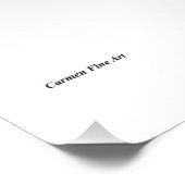 "Schets van omgekeerde poëzie" , glanzend Poster Perfect Poster (Hoek)