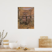 Schets van Santa Sophia van John Singer Sargent Poster (Keuken)