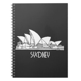 Schets van Sydney Opera House Australia Notitieboek